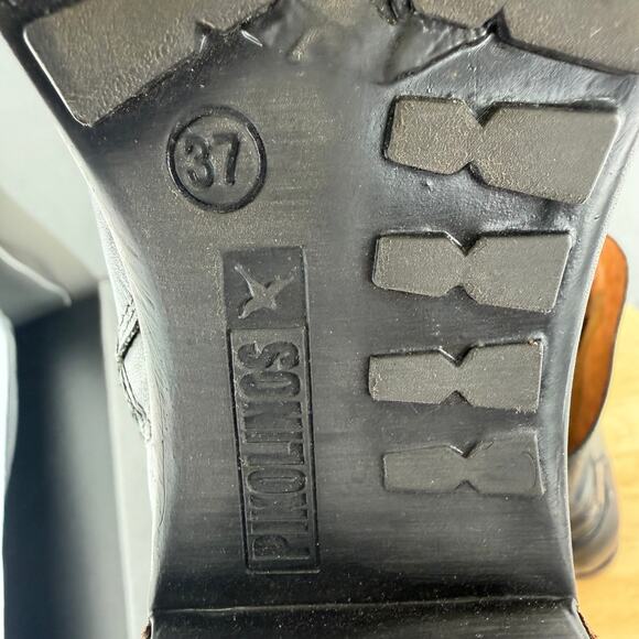 Pikolinos Le Mans Black Leather Ankle Boots Women’s Size 37 EU / 6.5-7 US - Picture 8 of 9